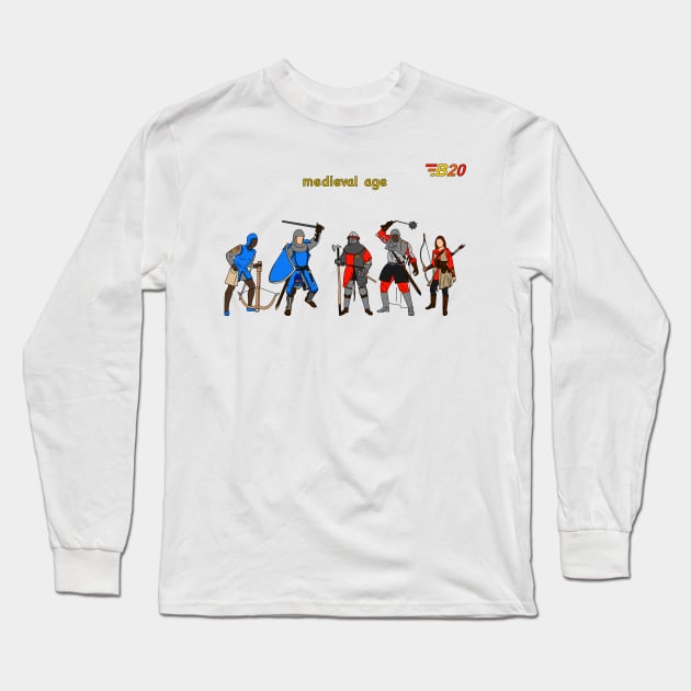 Medieval Long Sleeve T-Shirt by superbottino96